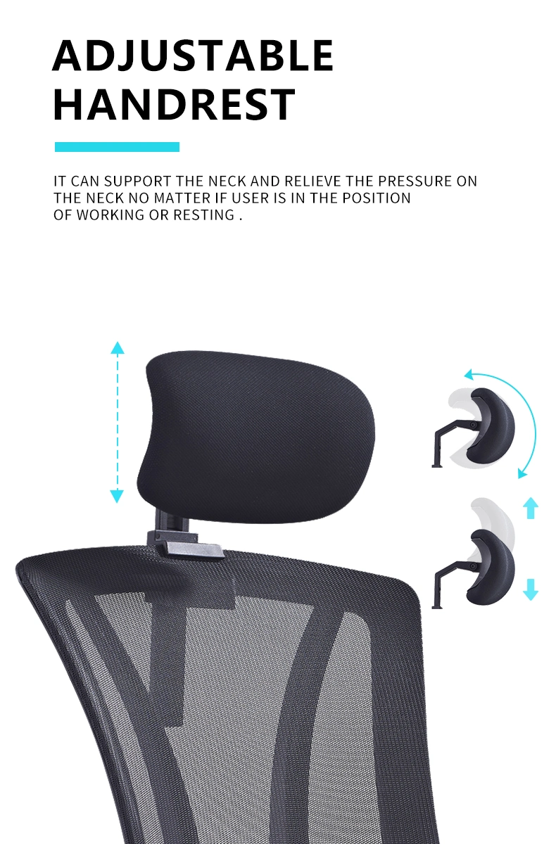 China Home Office Chair High Back Executive Mesh Ergonomic Chair Factory PC Gamer Work Desk Chair Wholesale Staff Chair Office Sample Customization